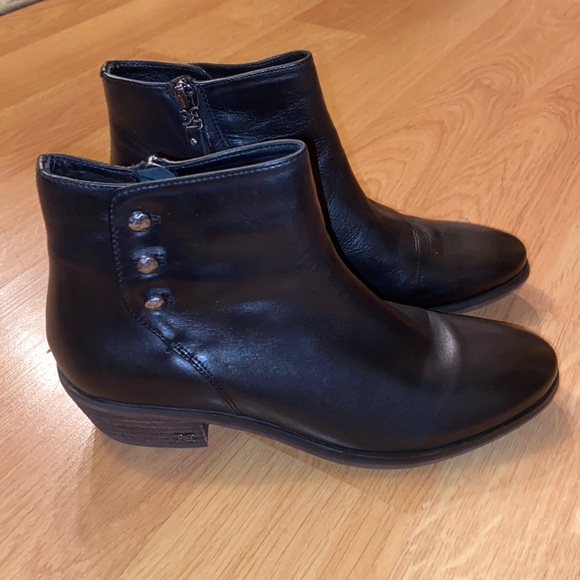 Sam Edelman Black Paila Ankle Booties - Picture 1 of 6